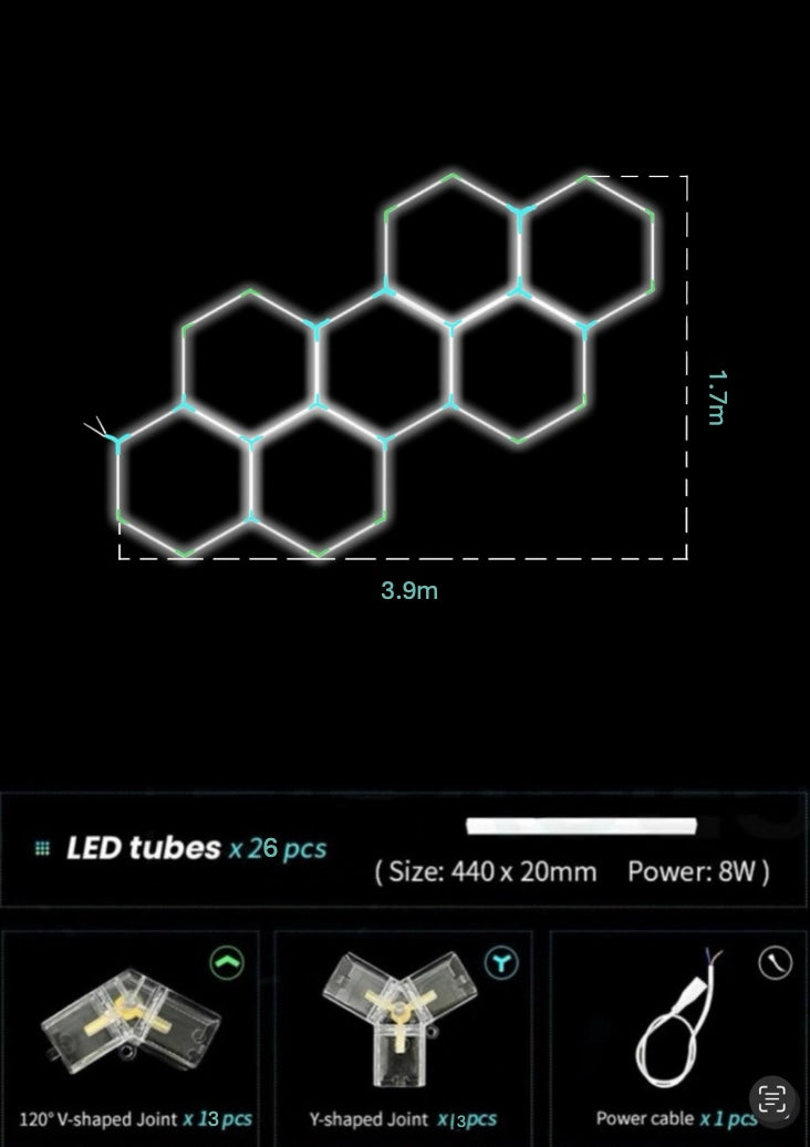 Octa-Grid LED Hexagon Kit