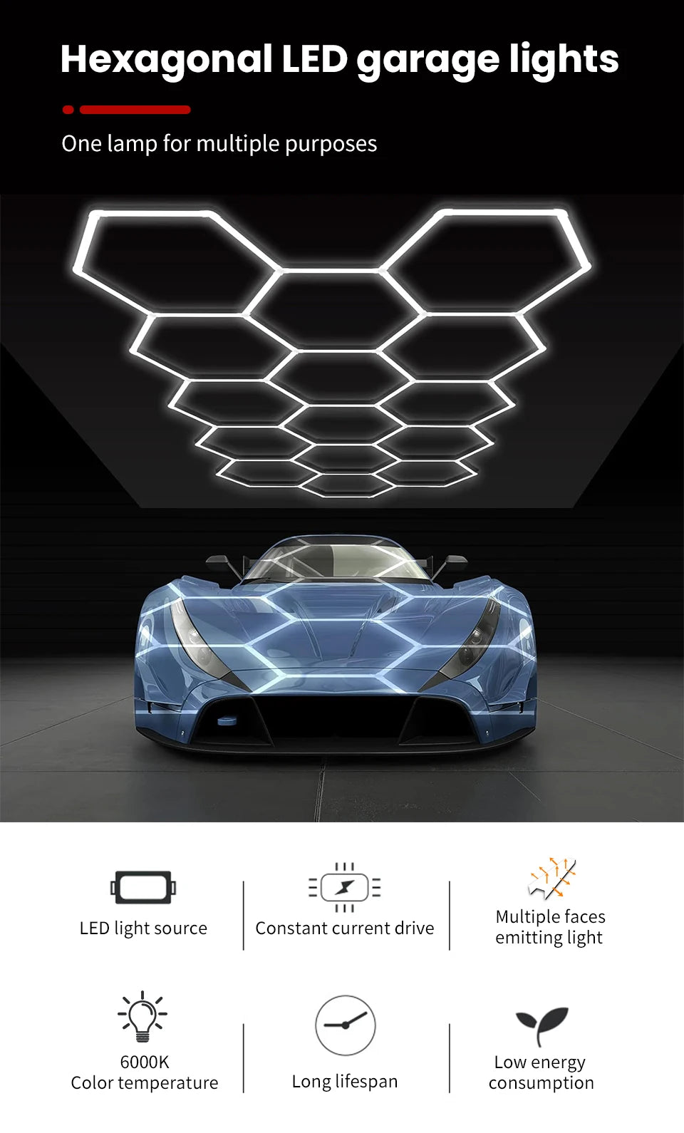 Octa-Grid LED Hexagon Kit